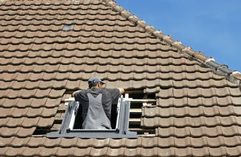 Pose de velux - La Chèze